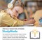 BuddyPhones Wireless School+ Yellow - beam mic and extra audio cable